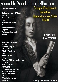 Concert de musique baroque anglaise - Temple de Millau