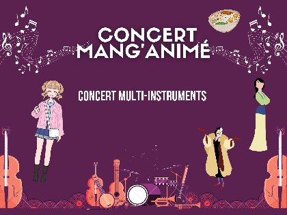 Apéro concert  multi instruments- Mang'Animé symphonique