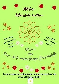 Atelier Mandala végétal à Saint Laurent d'Olt