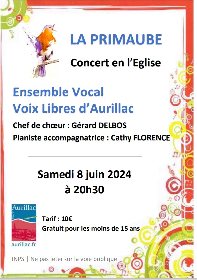 Concert : Voix libres d'Aurillac