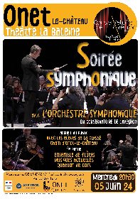 Soirée symphonique avec l'orchestre symphonique du Conservatoire de l'Aveyron