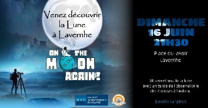 Observation de la lune - On the moon again à Lavernhe