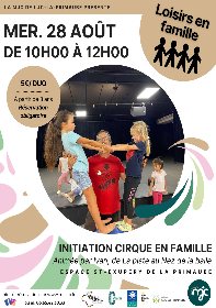 LOISIRS EN FAMILLE : Initiation cirque en famille