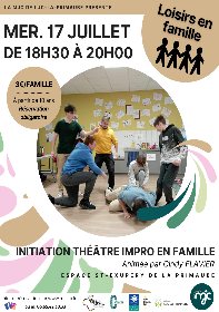 LOISIRS EN FAMILLE : Initiation théâtre impro