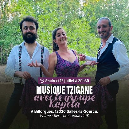 Musique Tzigane avec le groupe Kapela