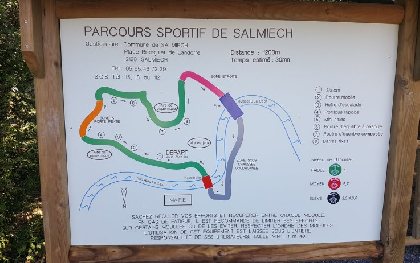 Parcours sportif/ santé de Salmiech, OFFICE DE TOURISME DE PARELOUP LEVEZOU