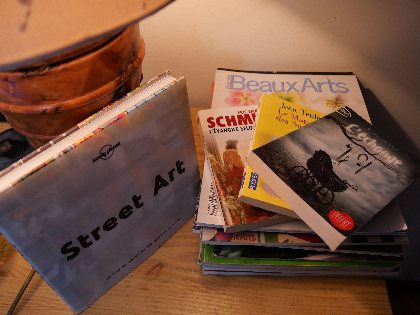 Livres et magazines, La chambre de l'artiste