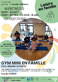 LOISIRS EN FAMILLE : Gym mini