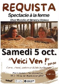 Spectacle à 20h30 à la ferme : Veici ven !