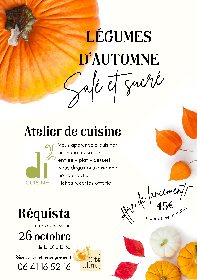 ATELIER DE CUISINE : légumes d'automne - salé & sucré