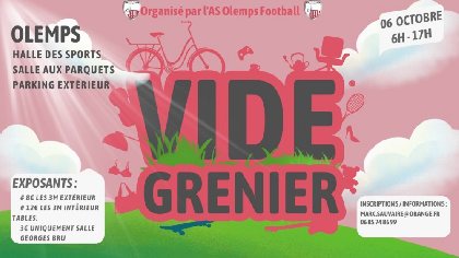 Vide grenier AS Olemps Foot