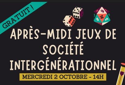 APRES MIDI JEUX de société pour tous